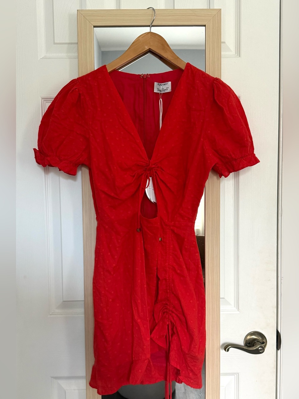 Runaway the Label-  Disty Red Mini Dress